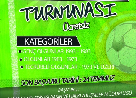 Olgunlar Futbol Turnuvası Başlıyor