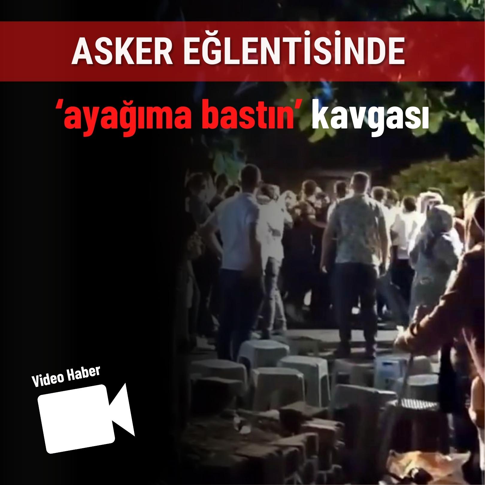 Asker eğlentisinde oyun oynarken ‘ayağıma bastın’ kavgası