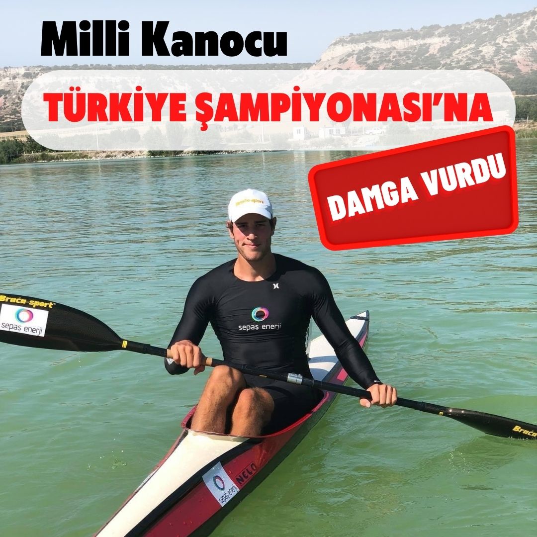 Milli Kanocu Mustafa Özmen, Türkiye Şampiyonası’na damga vurdu