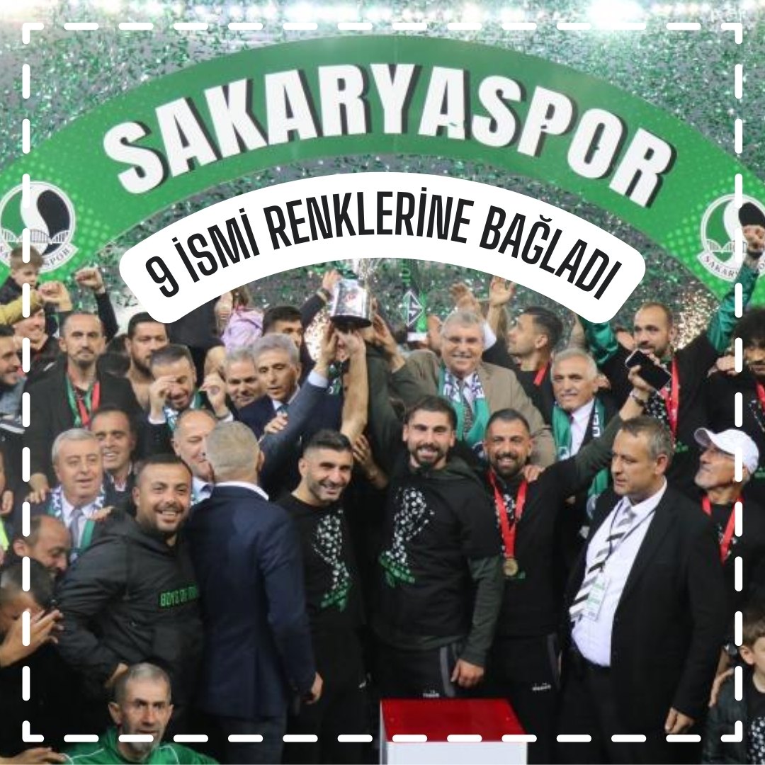 Sakaryaspor, 9 ismi renklerine bağladı