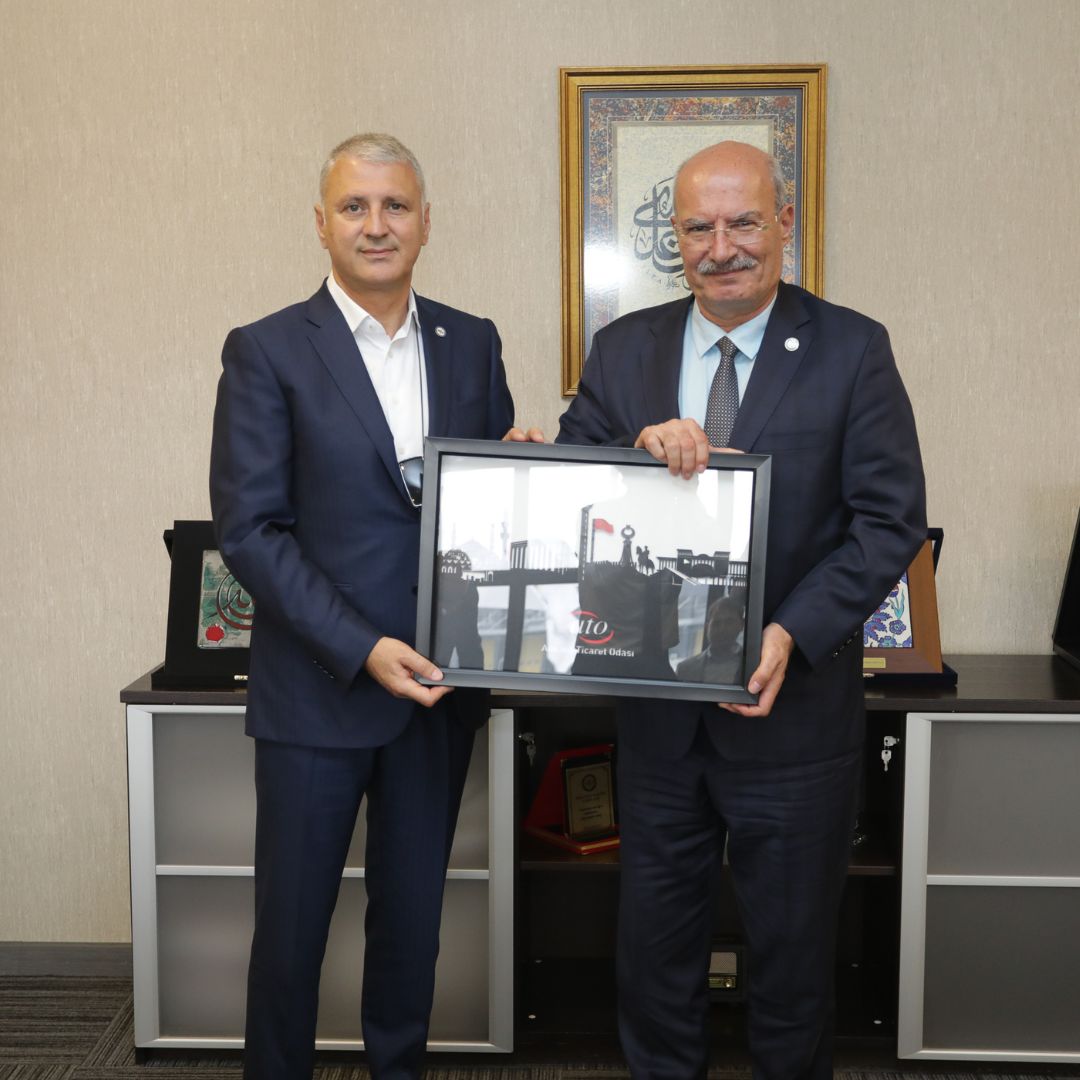 ATO Başkanı Gürsel Baran'dan Başkan Altuğ'a Ziyaret