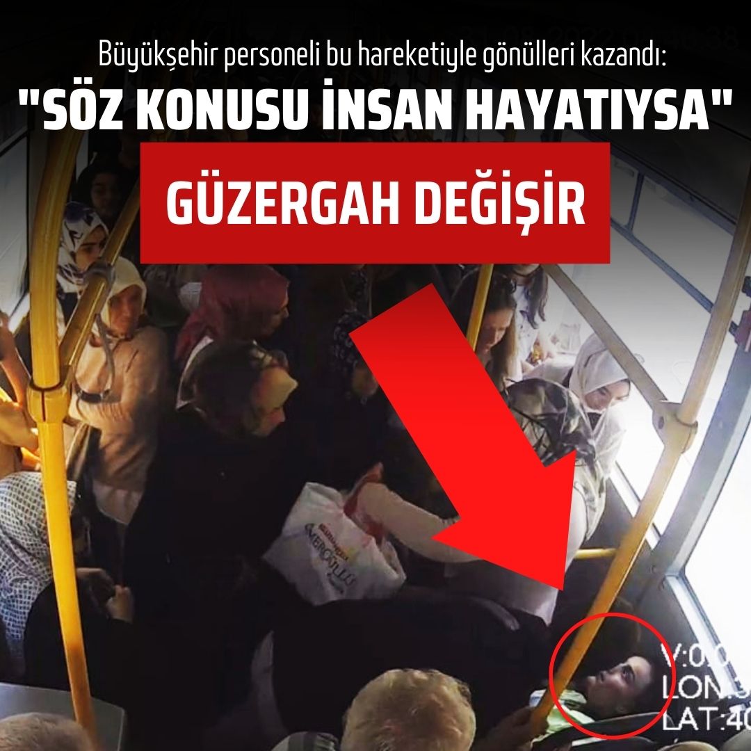 Büyükşehir personeli bu hareketiyle gönülleri kazandı