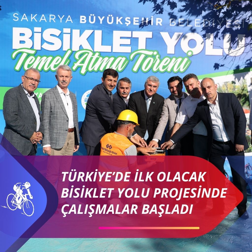 Türkiye’de ilk olacak bisiklet yolu projesinde çalışmalar başladı