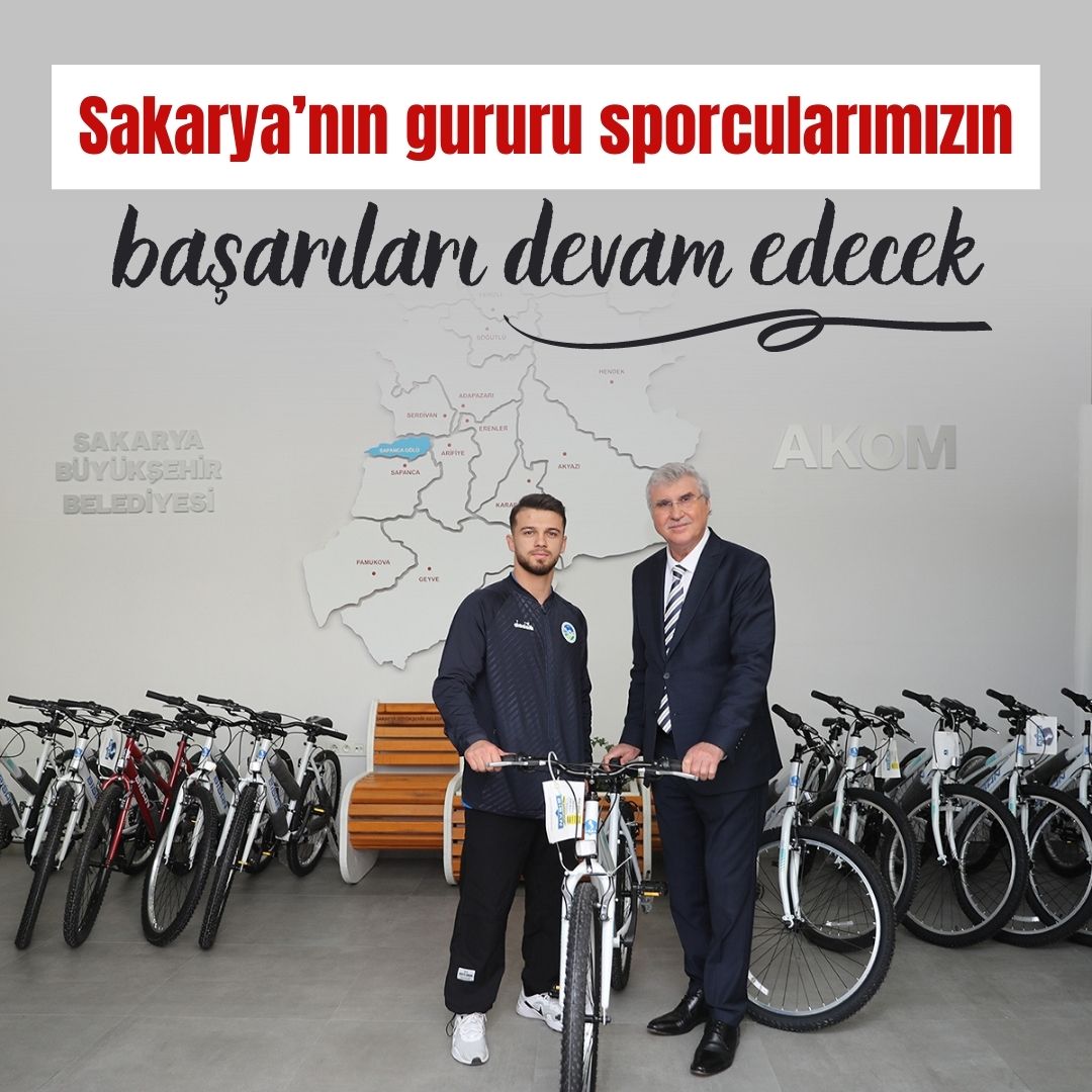 Sakarya’nın gururu sporcularımızın başarıları devam edecek