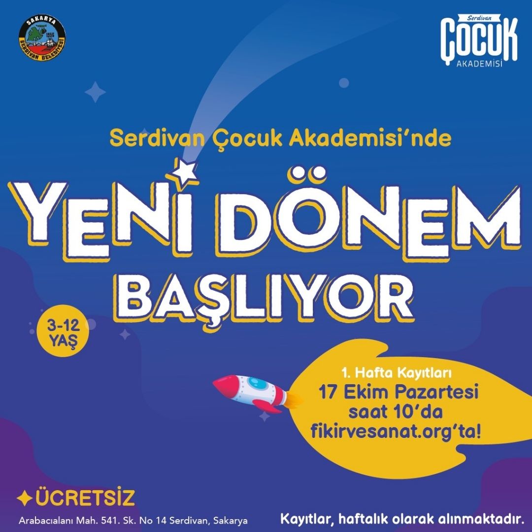 Çocuk Akademisi’nde Yeni Dönem Başlıyor