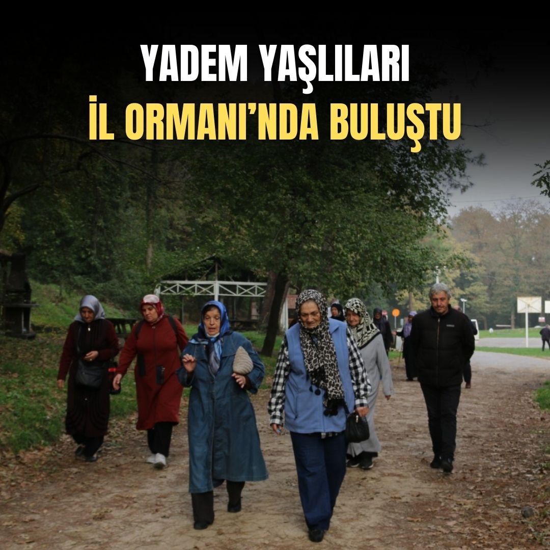 YADEM yaşlıları İl Ormanı’nda buluştu