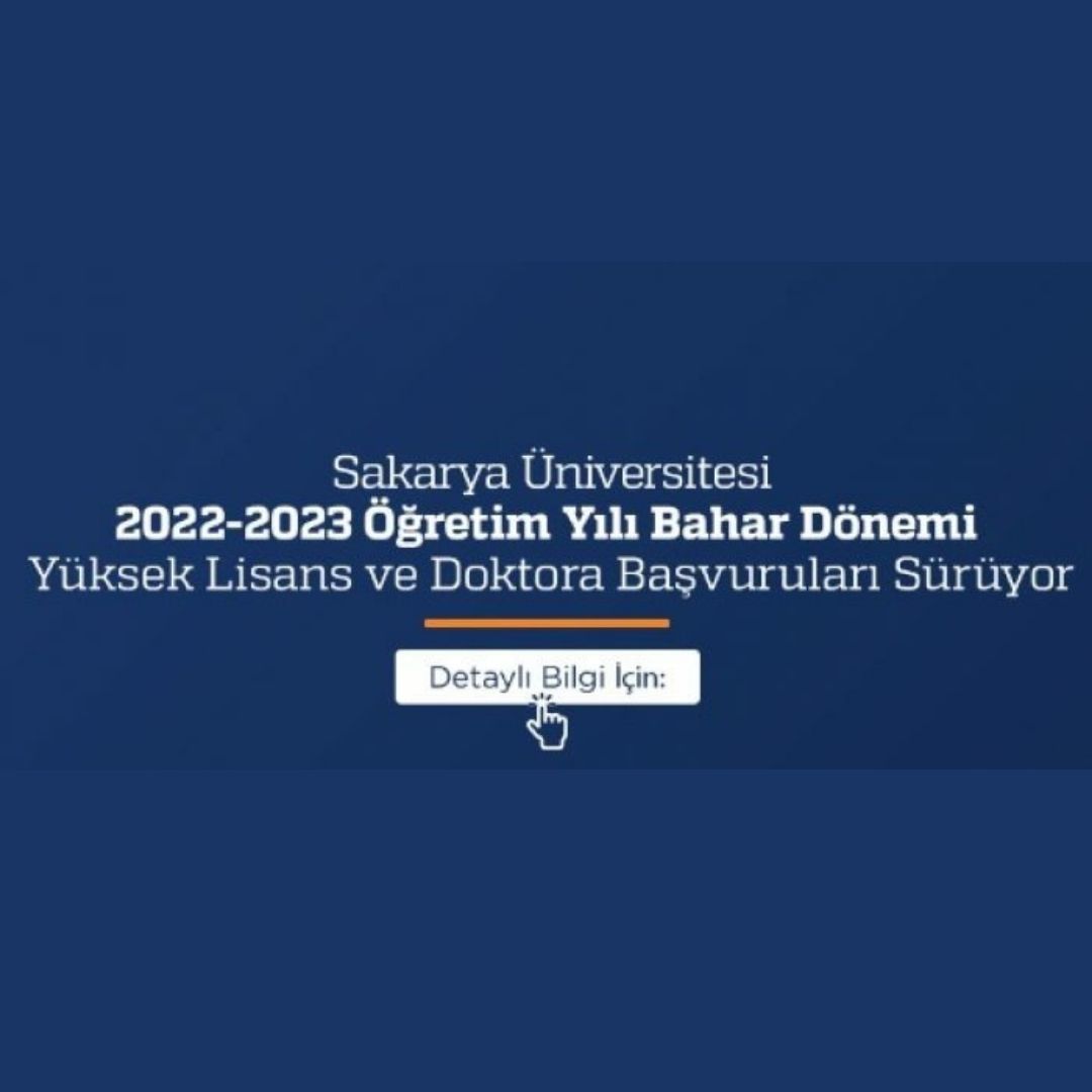 Sakarya Üniversitesinde Lisansüstü Eğitim Kayıtları Sürüyor