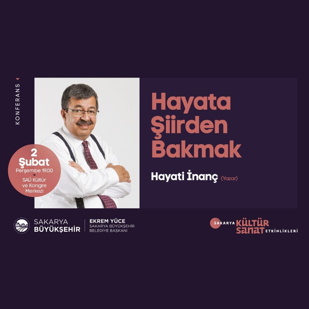 Şubat etkinlikleri Hayati İnanç konferansıyla başlıyor