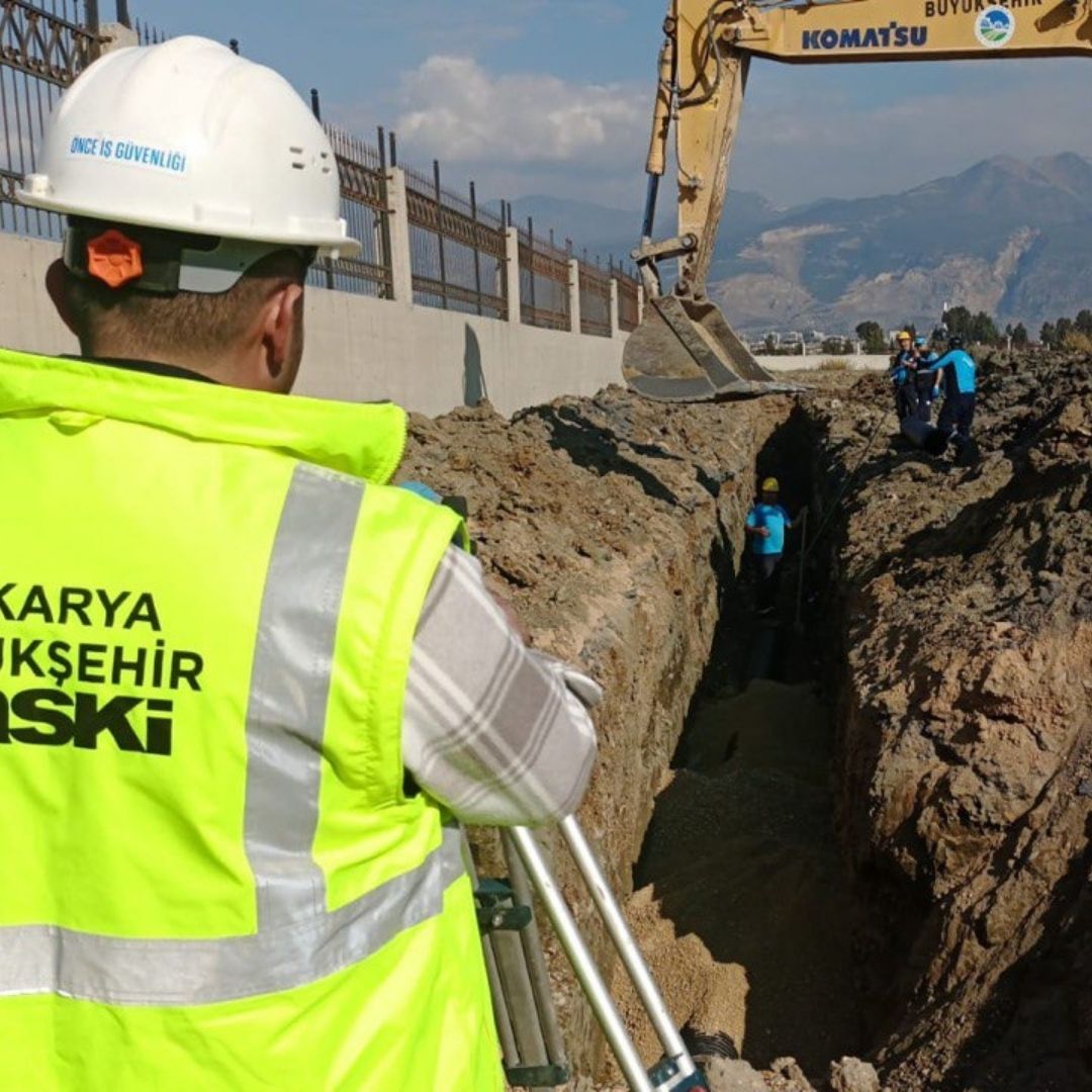 Konteyner kentlerin altyapısı için Büyükşehir Belediyesi’nden yoğun mesai