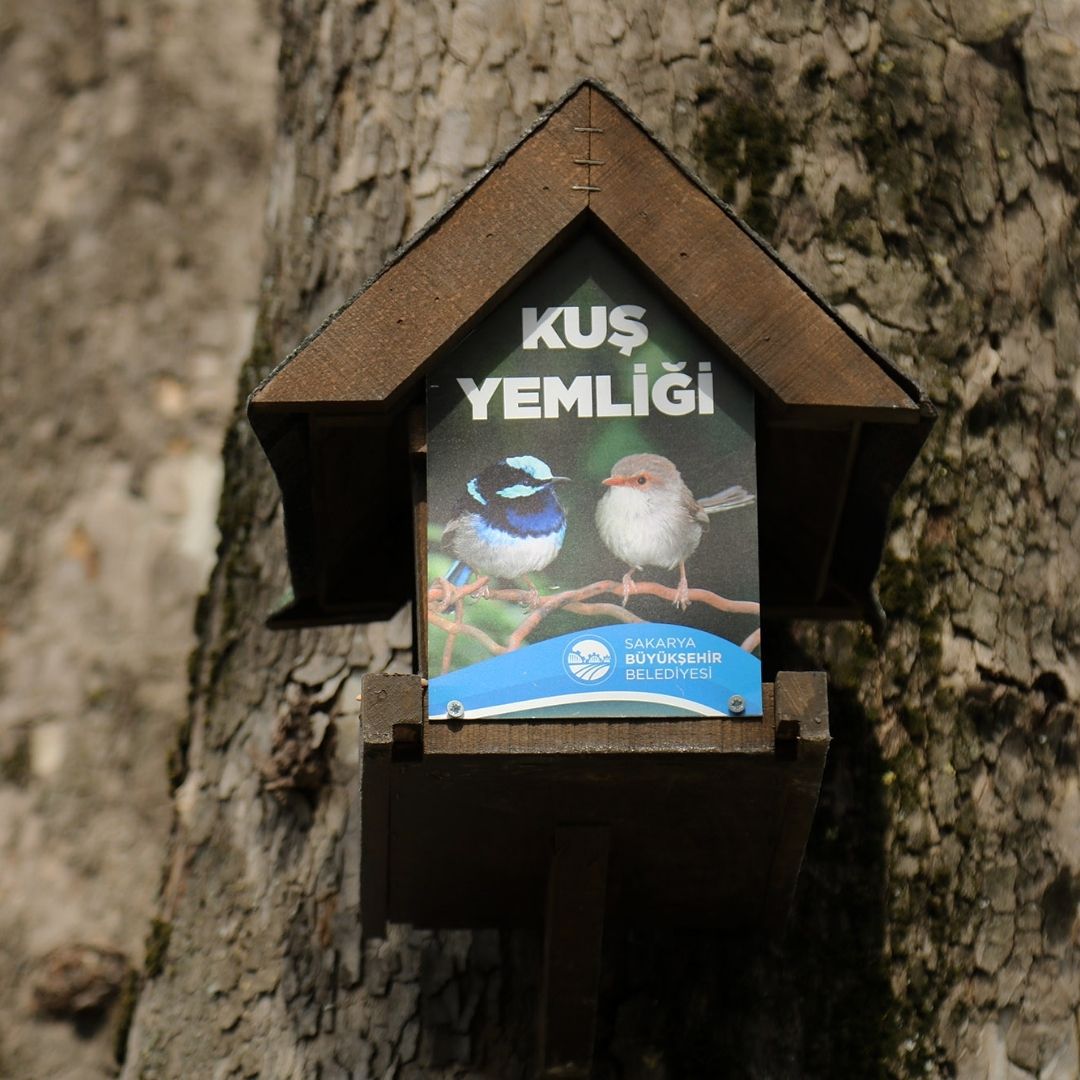 Büyükşehir’in kuş yemlikleri yürekleri ısıttı