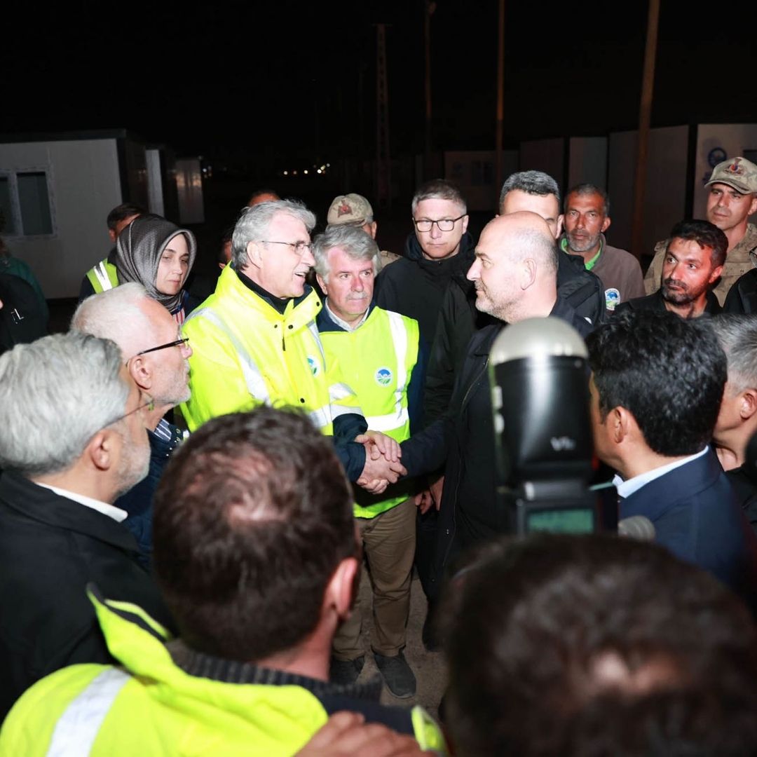 İçişleri Bakanı Soylu İskenderun’daki konteyner kentte: 