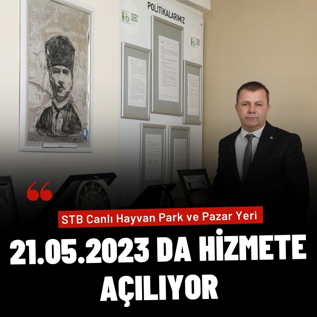 STB Canlı Hayvan Park ve Pazar Yeri 21.05.2023 tarihinde hizmet vermeye başlayacak