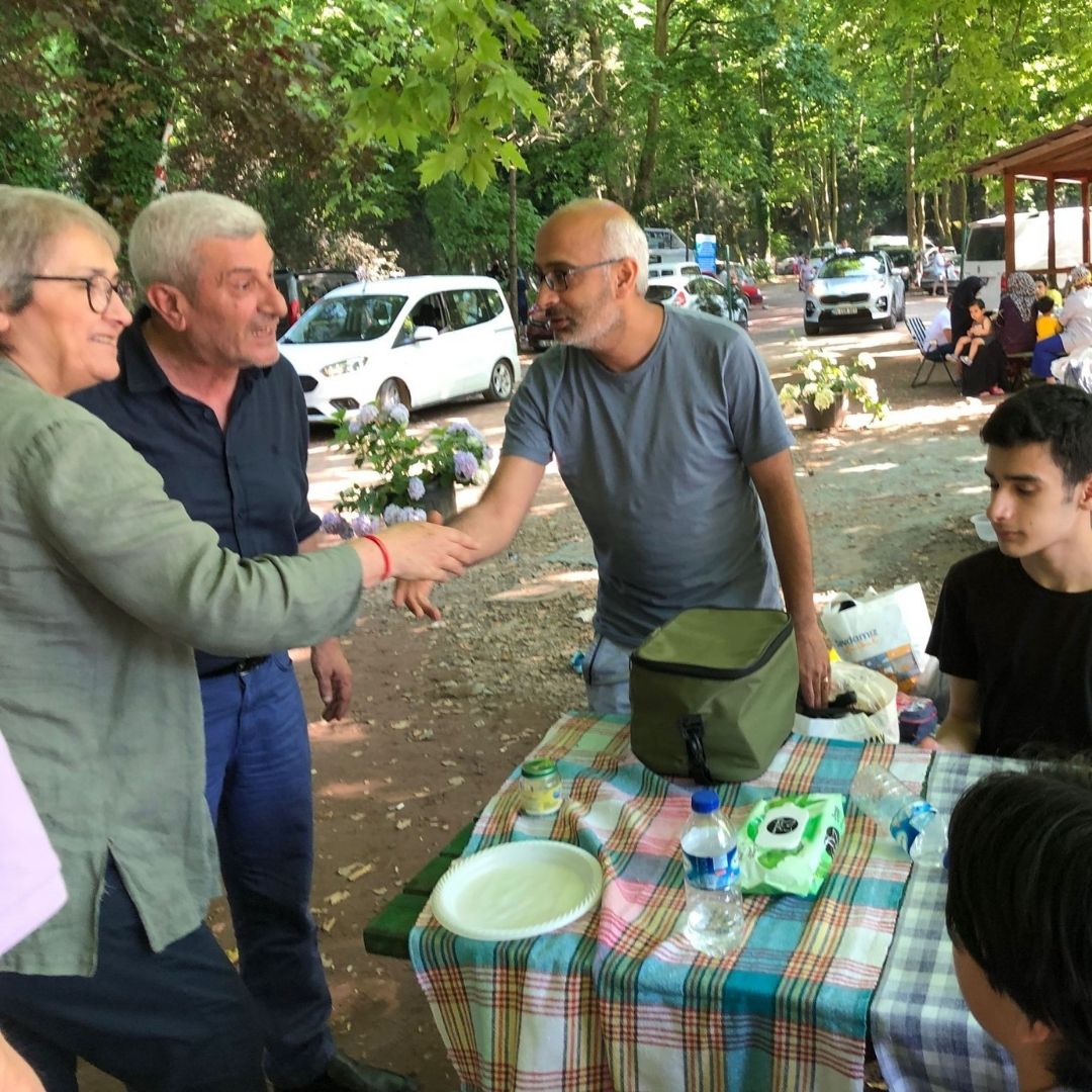 Ayça Taşkent kuzeyde vatandaşlarla bayramlaştı