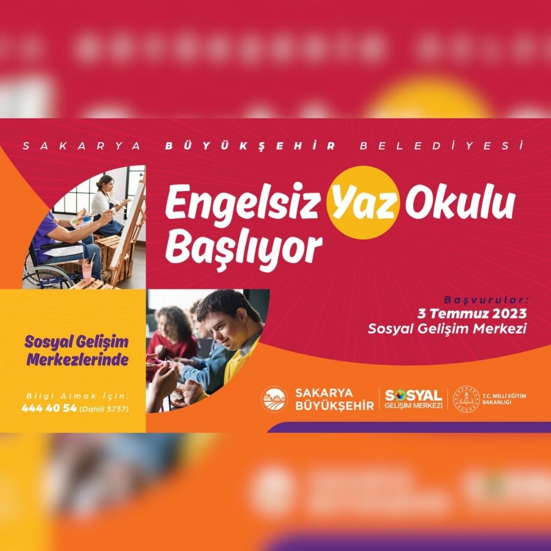 SGM’de Engelsiz Yaz Okulu başlıyor