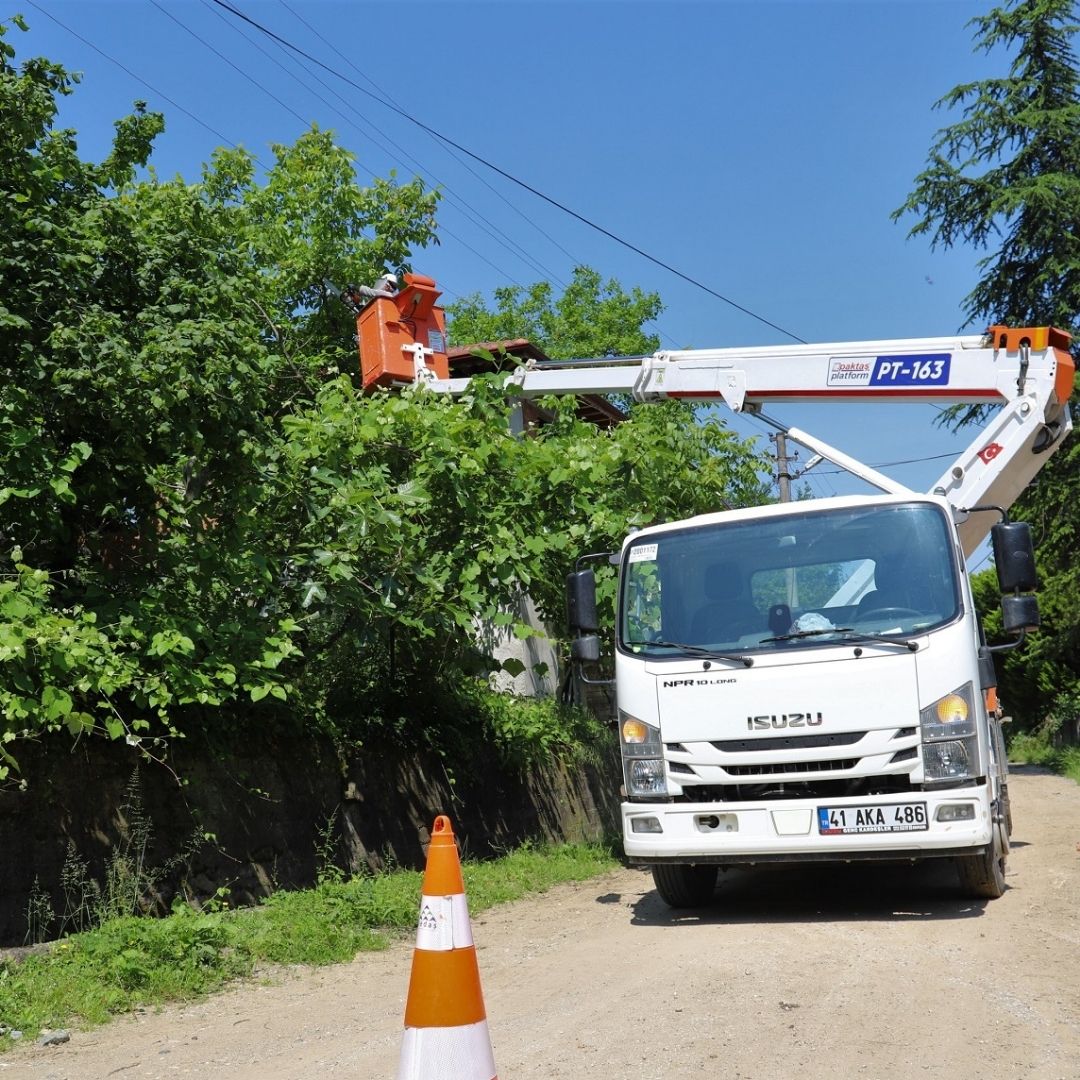 SEDAŞ, kesintisiz enerji için iletkenlere temas eden ağaçları buduyor