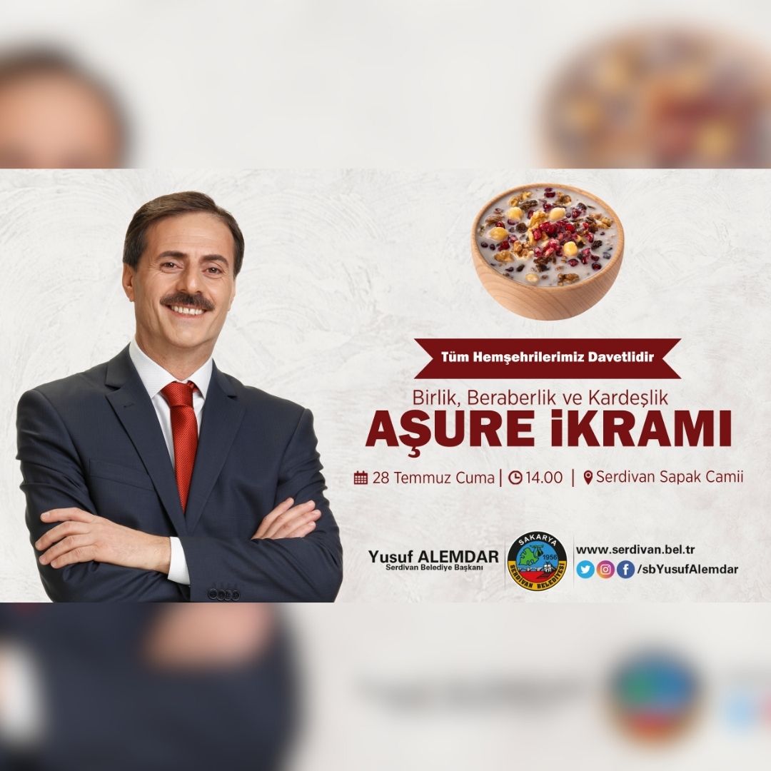 Başkan Alemdar’dan Aşure Etkinliğine Davet