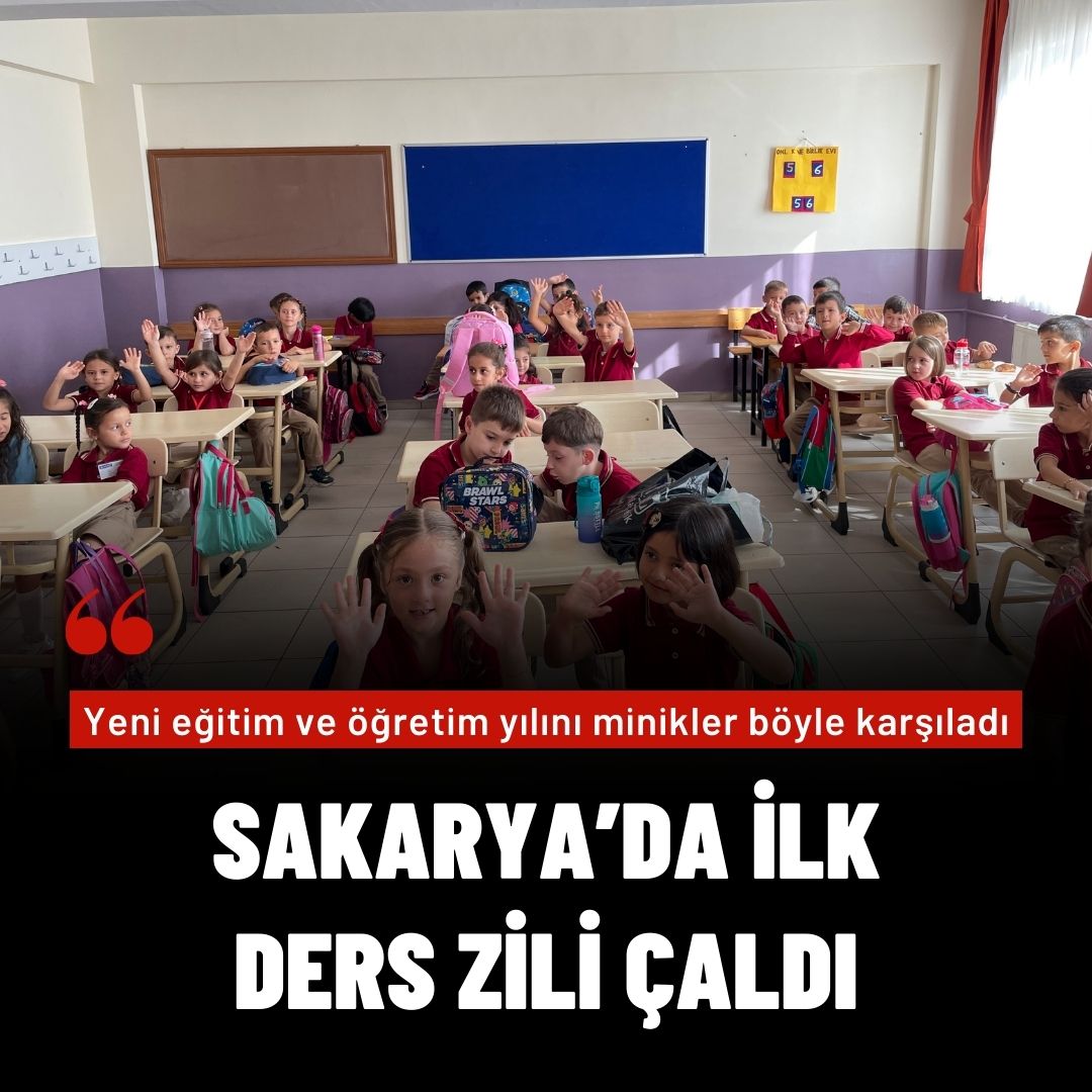 Yeni eğitim ve öğretim yılını minikler böyle karşıladı