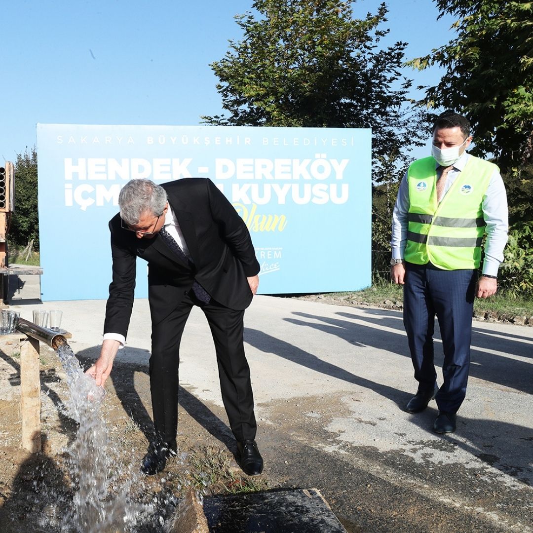 Başkan Yüce “10 ilçede 25 farklı noktada keşfettiğimiz yeni su kaynaklarını şehrimize kazandırıyoruz