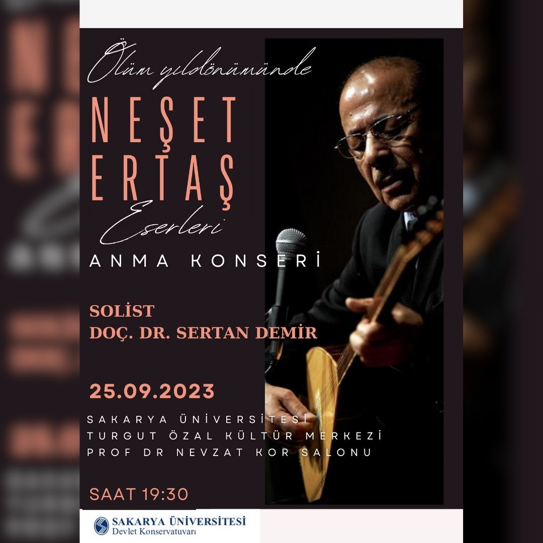 Sakarya Üniversitesi Neşet Ertaş Anma Konseri