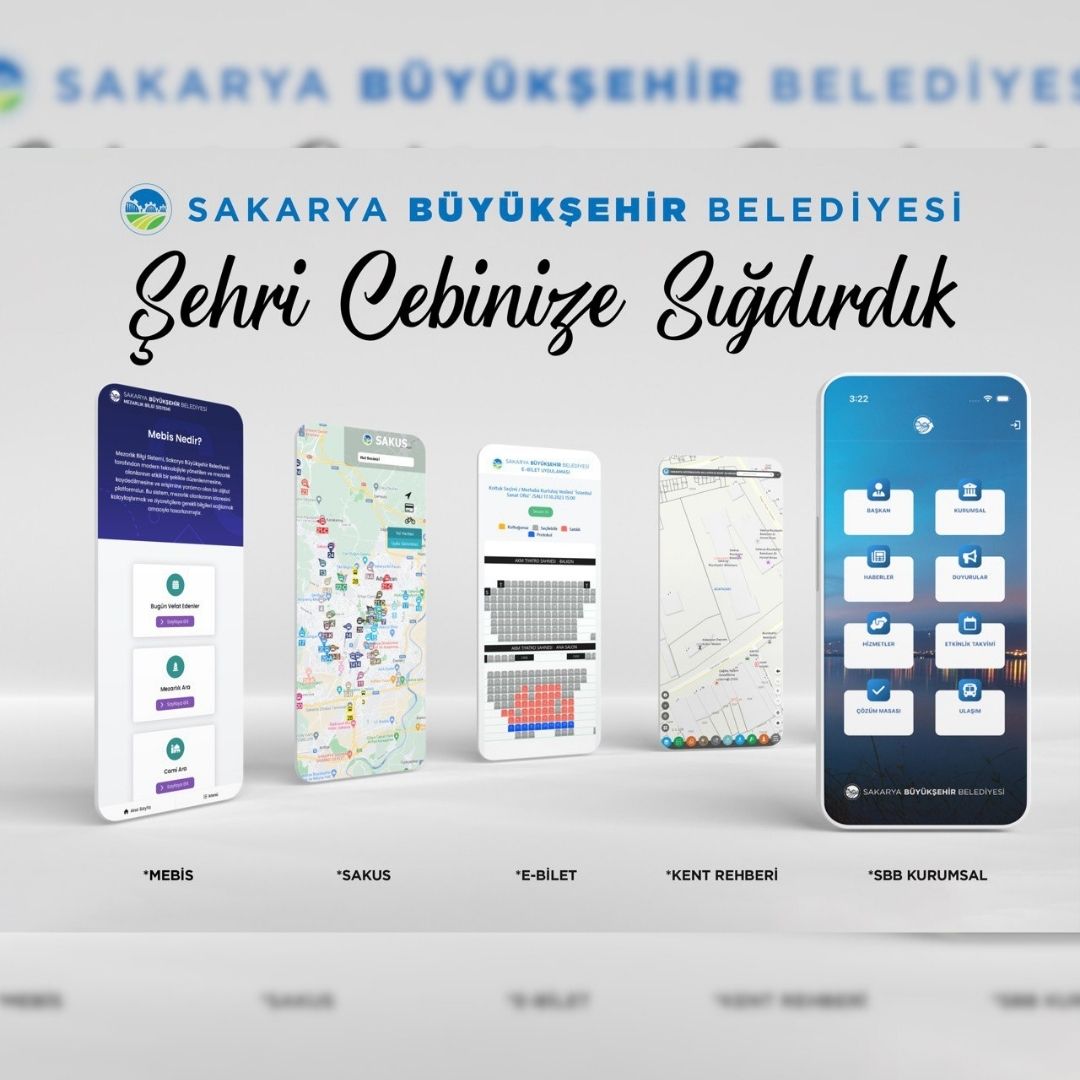 Sakarya Büyükşehir Belediyesi kendi bünyesinde yazılımlar geliştirerek teknolojik bağımsızlığı deste
