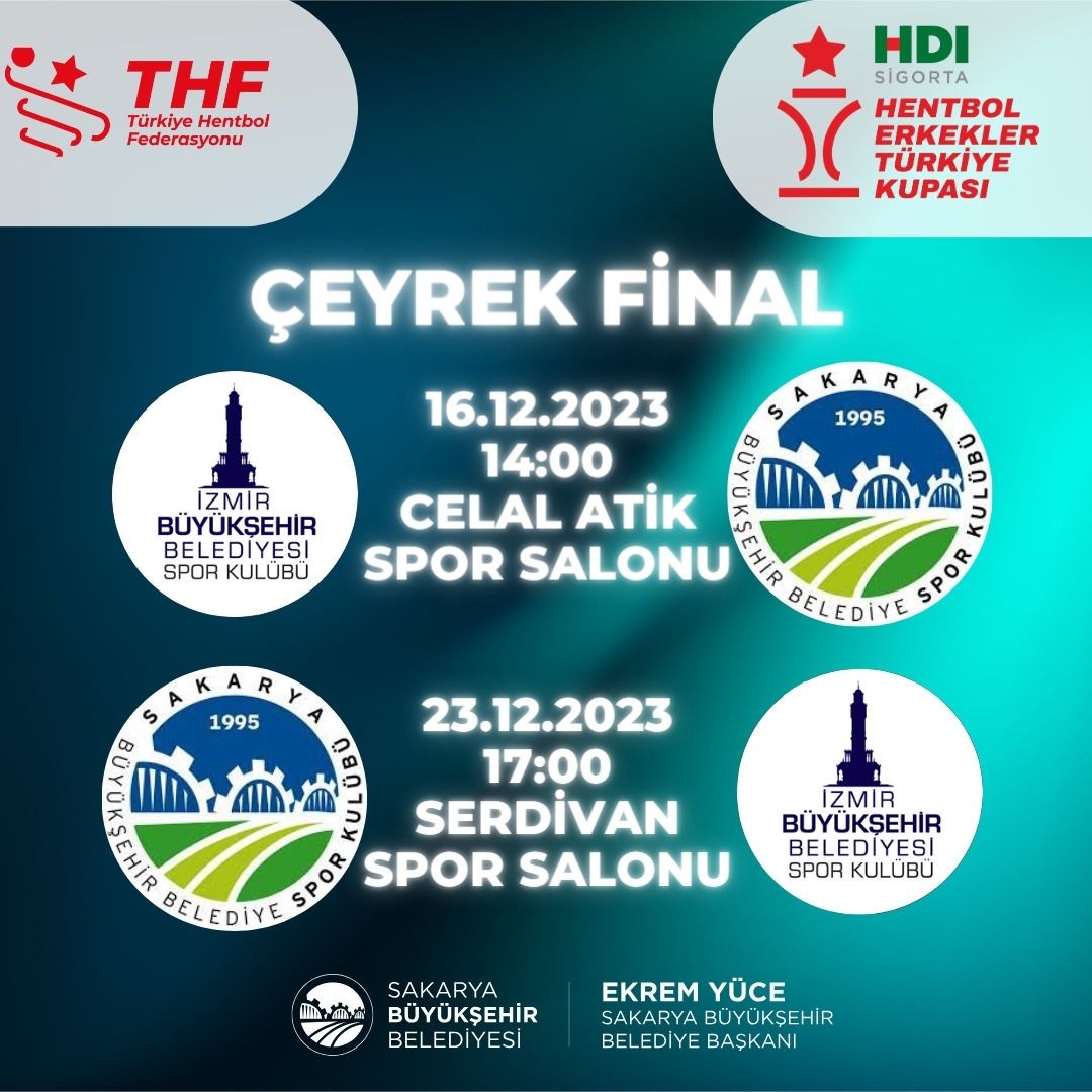 Büyükşehir Hentbol’un çeyrek finalde rakibi İzmir