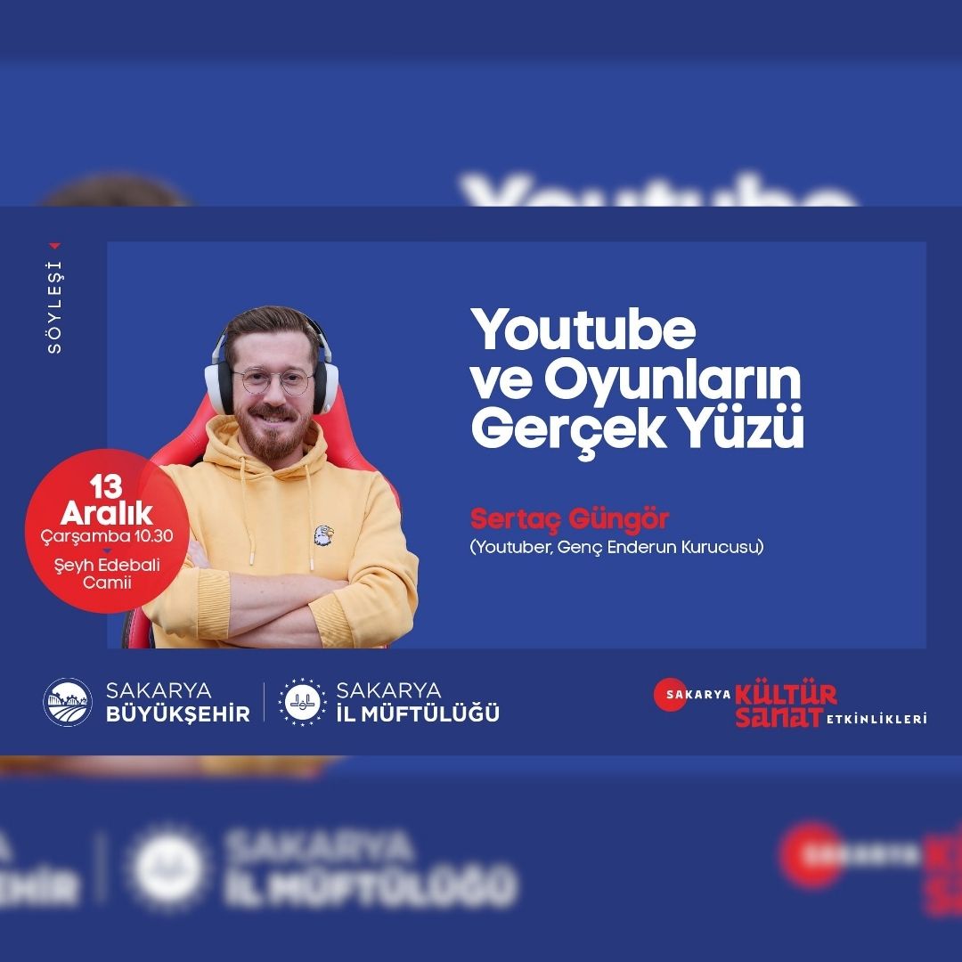 Çocuklar ‘Youtube ve Oyunların Gerçek Yüzü’ söyleşinde buluşacak