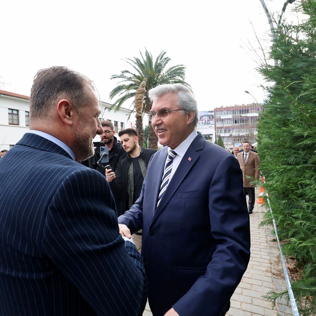 Başkan Yüce, Bakan Yardımcısı Şamlıoğlu’nu ağırladı: “Gençlerin tarıma katkısı ülkemizin kalkınmasın