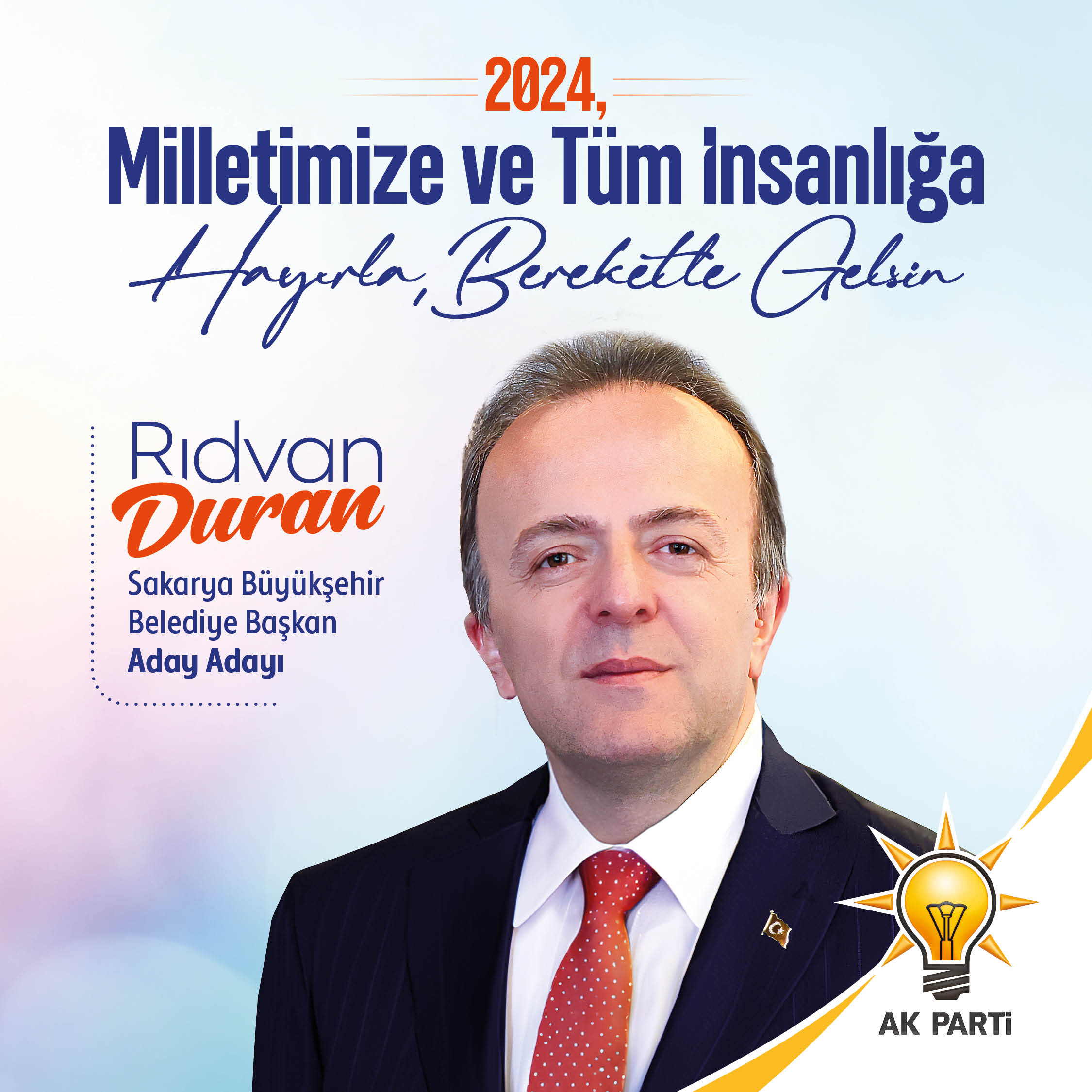 Büyükşehir Belediye Başkan Aday Adayı Rıdvan Duran'dan Yeni Yıl Mesajı