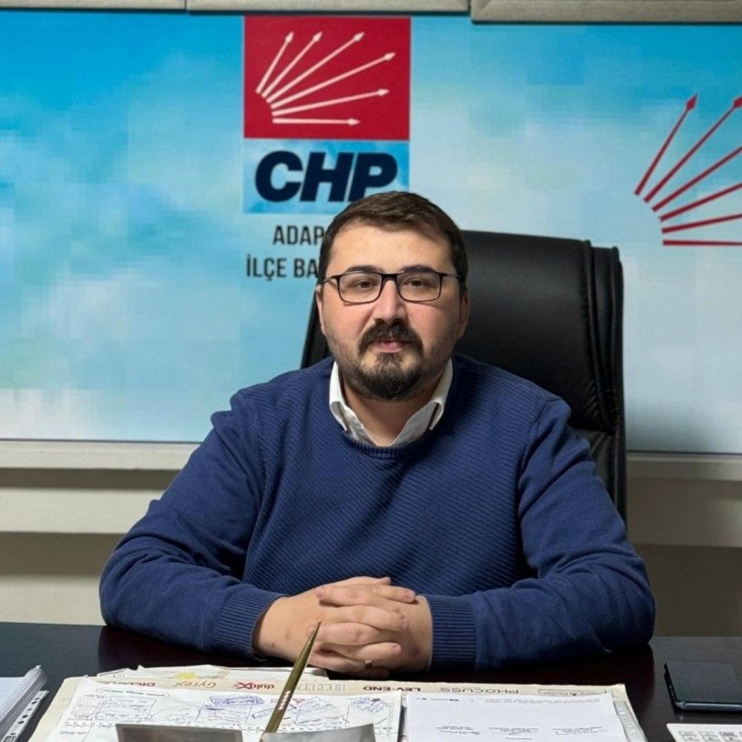 CHP Adapazarı İlçe Başkanı Sabri Anıl Özkan'ın basın açıklaması