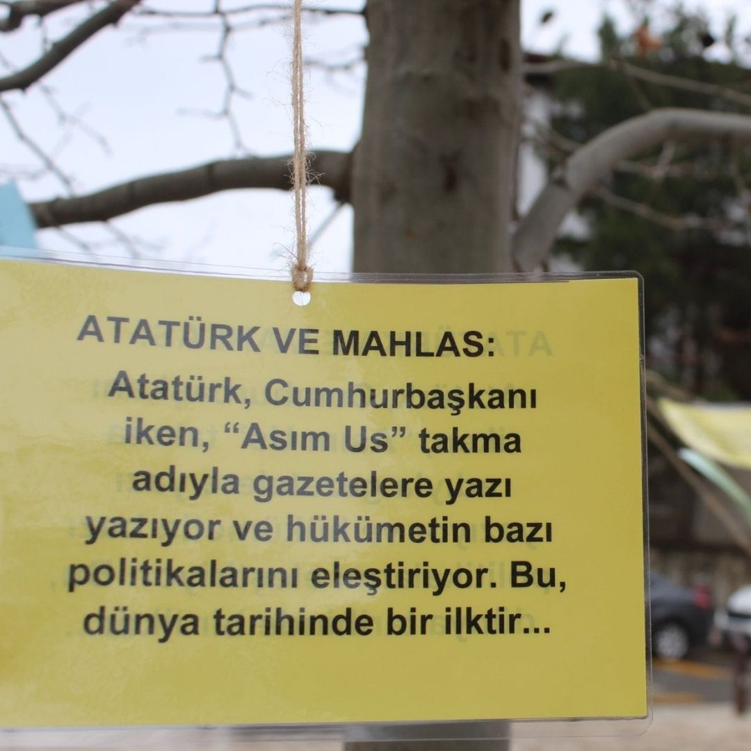 Raraklı Şehit Mehmet Nuri Kocabıyık Meydanında 10 Ocak Gazeteciler günü farkındalığı
