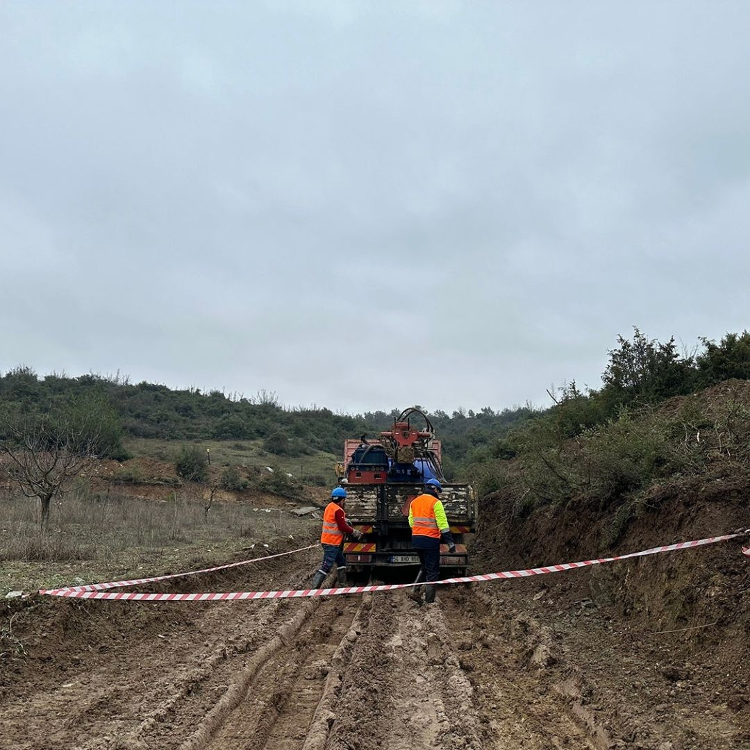 Şehrin ikinci güneş enerji santralinde saha çalışmaları sürüyor