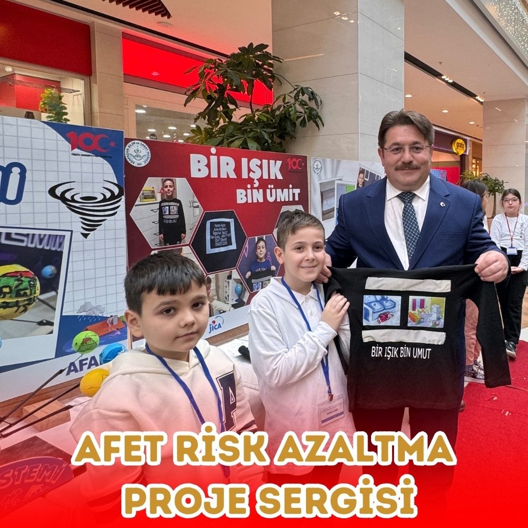 Afet riski azaltma proje yarışması sergi heyecanı