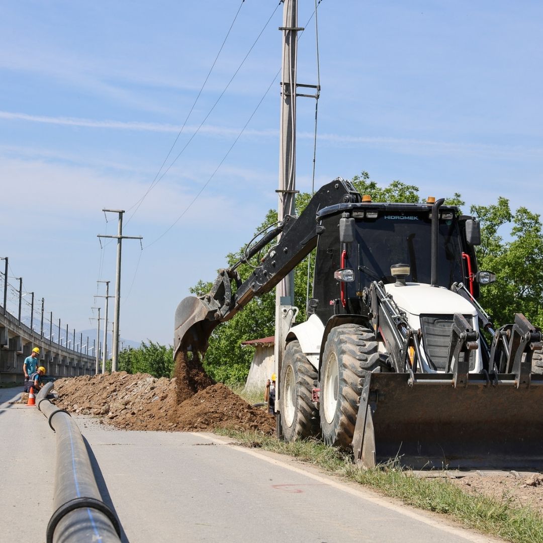 Alifuatpaşa’nın 4 bin 500 metrelik yeni altyapı hattında çalışmalar devam ediyor