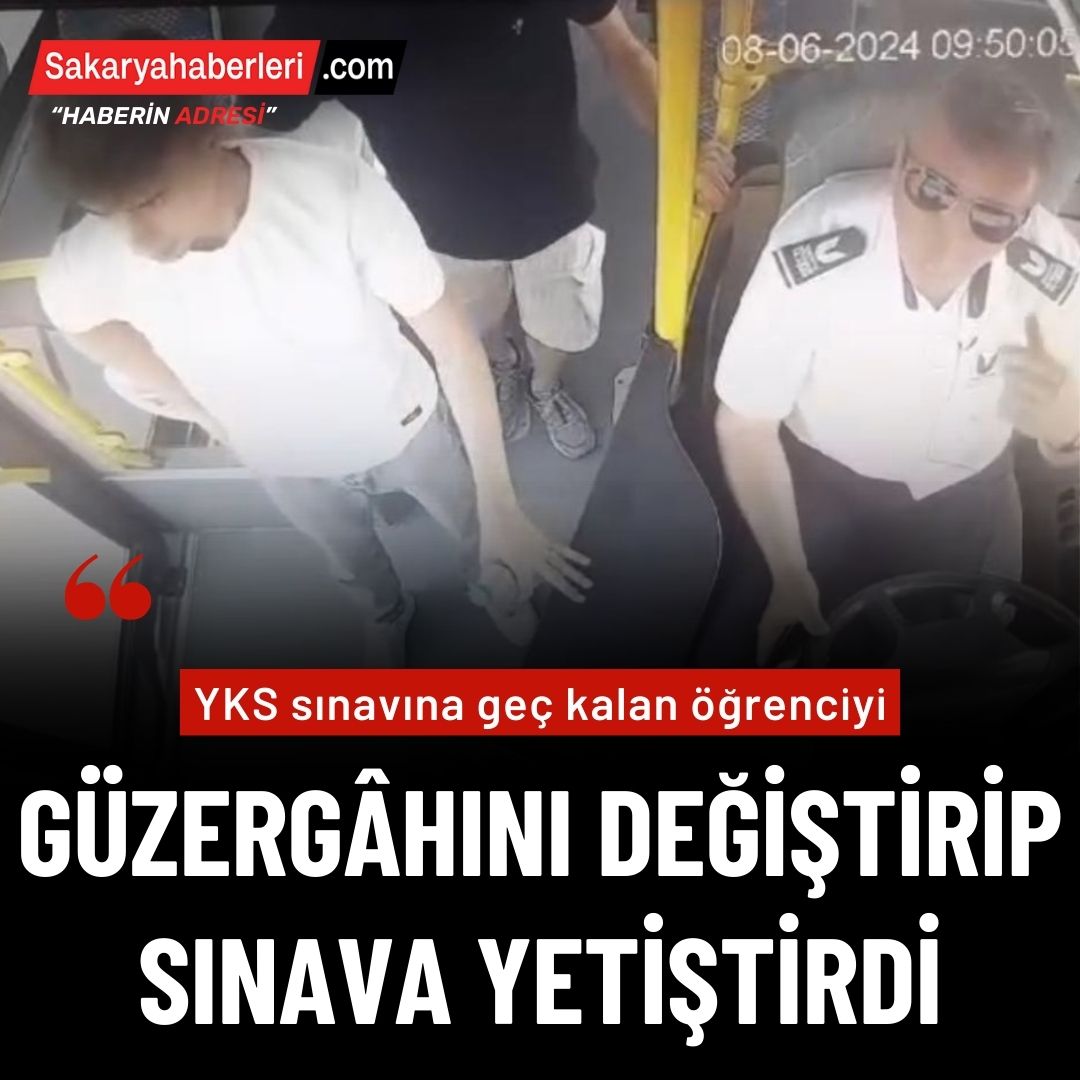 Büyükşehir YKS’ye geç kalan genci sınav yerine ulaştırdı