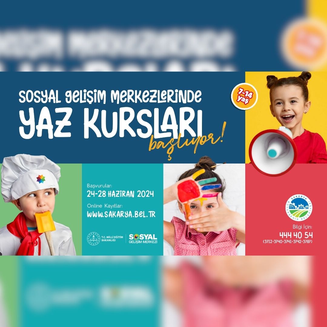 SGM yaz kurslarında kayıtlar 24 Haziran’da başlıyor