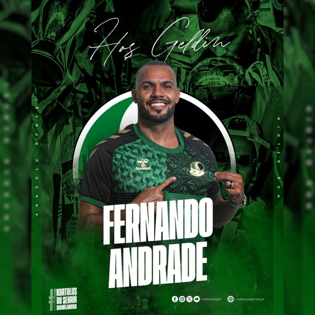 Sakaryaspor Fernando Andrade'yi açıkladı!