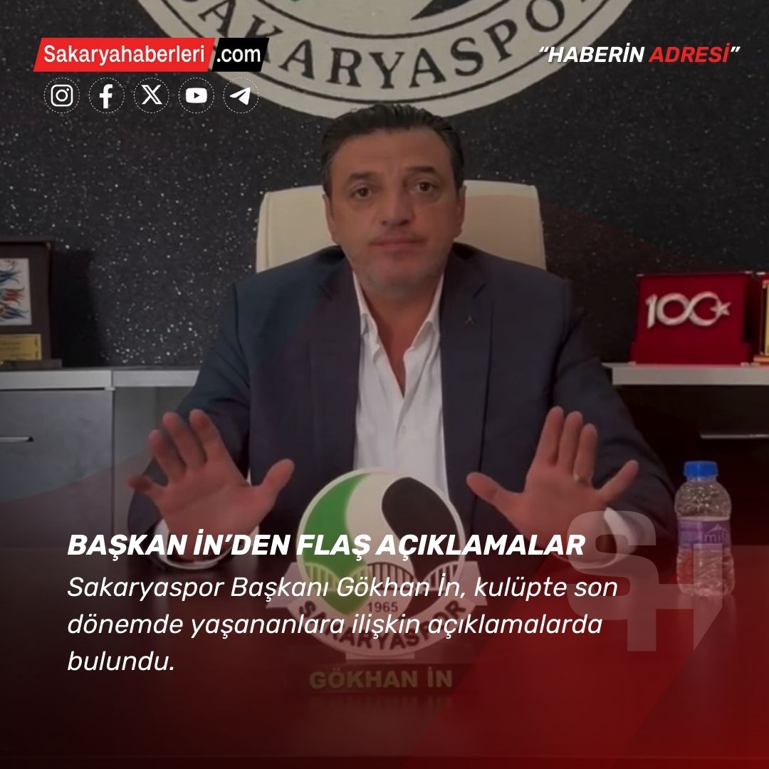 Başkan İn'den Flaş Açıklamalar