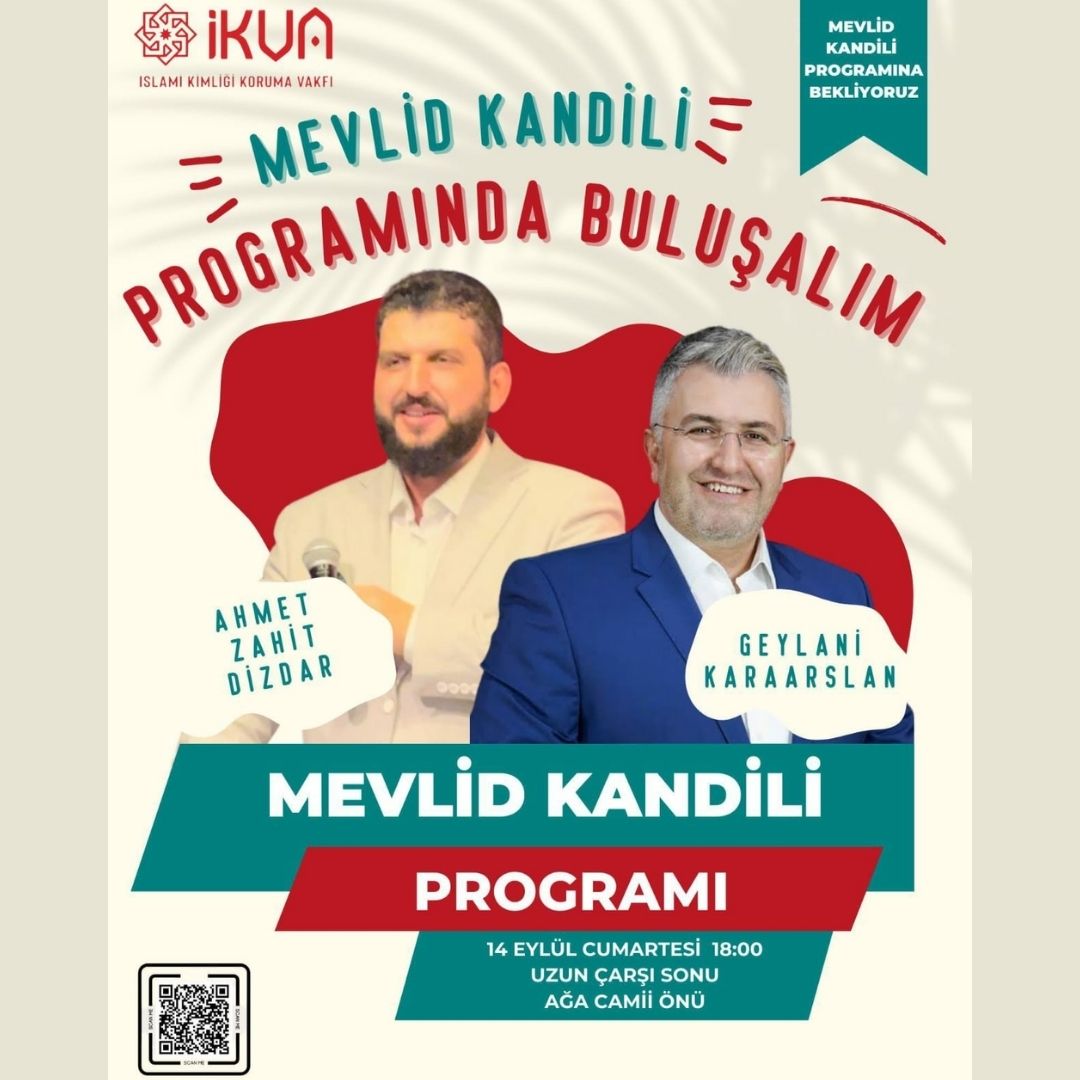 İslami Kimliği Koruma Vakfı’ndan Mevlid Kandili programı