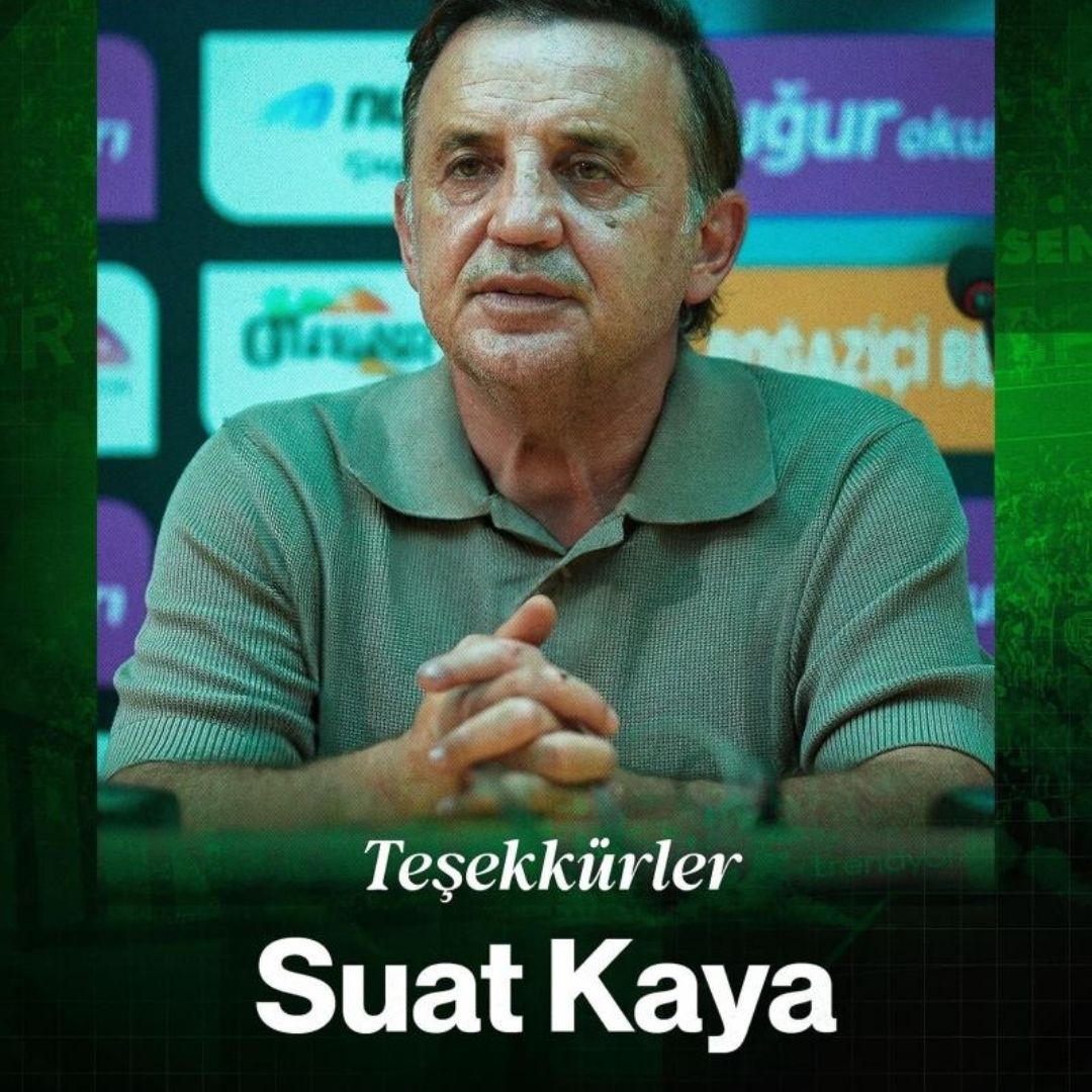 Sakaryaspor’da teknik direktör Suat Kaya ile yollar ayrıldı