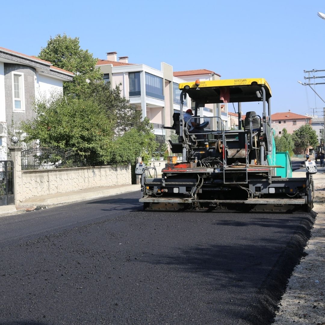 Arabacıalanı’na sıcak asfalt