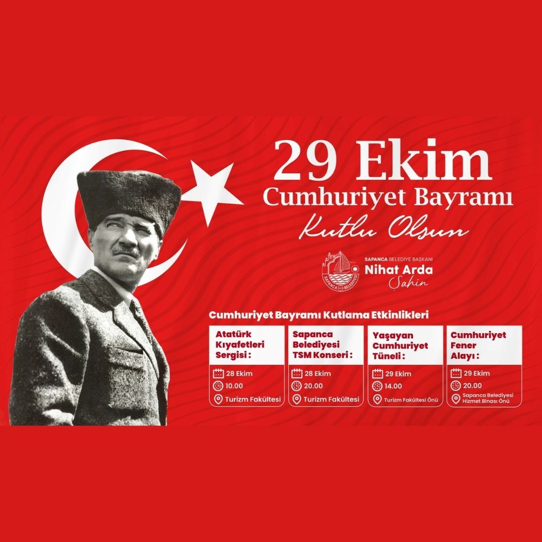 Sapanca’da Cumhuriyet Bayramı Coşkuyla Kutlanacak