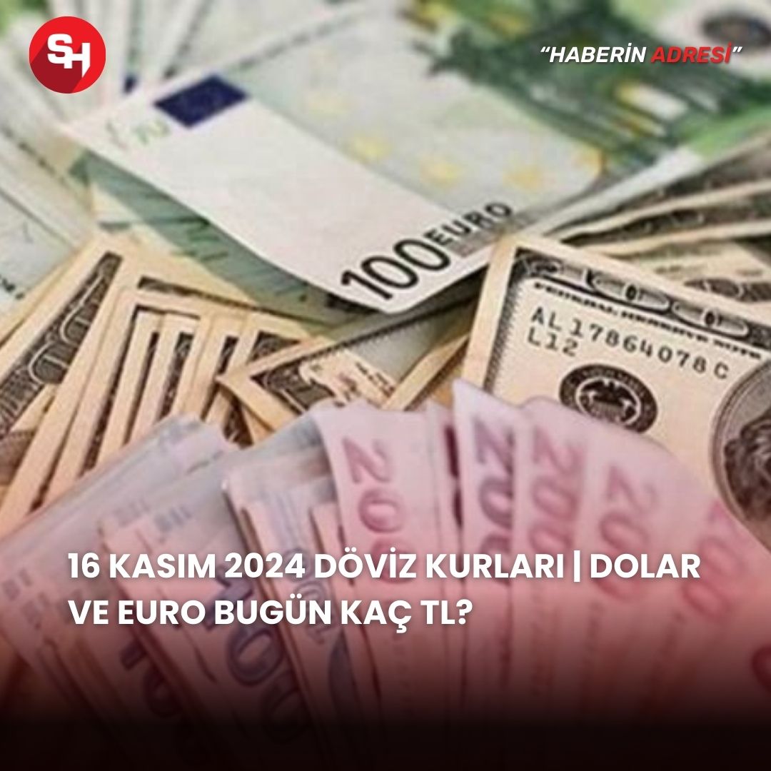 16 Kasım 2024 döviz kurları | Dolar ve Euro bugün kaç TL?