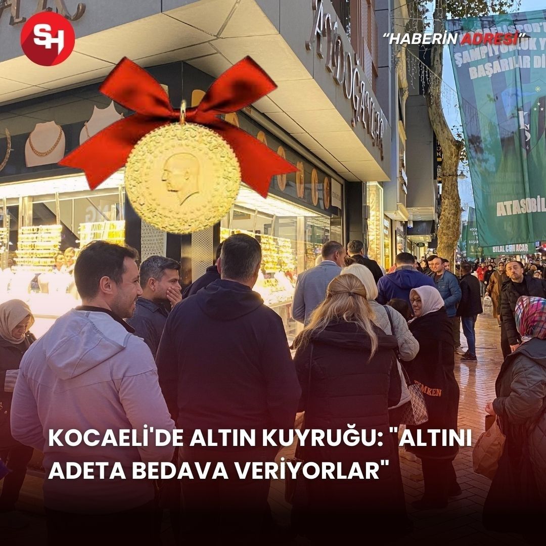 Kocaeli'de altın kuyruğu: 