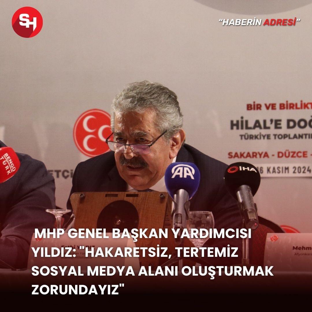 MHP Genel Başkan Yardımcısı Yıldız: 