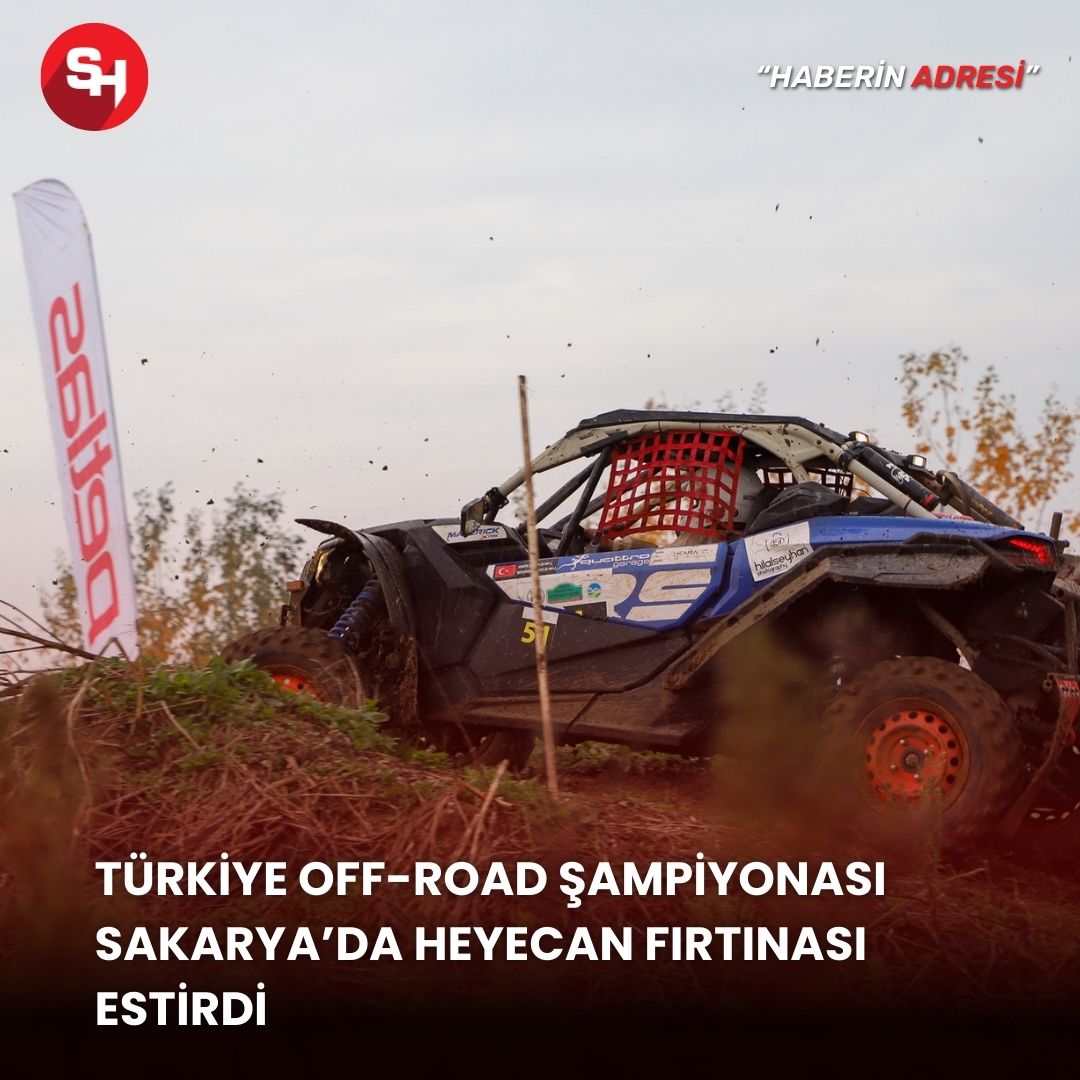 Türkiye Off-Road Şampiyonası Sakarya’da heyecan fırtınası estirdi