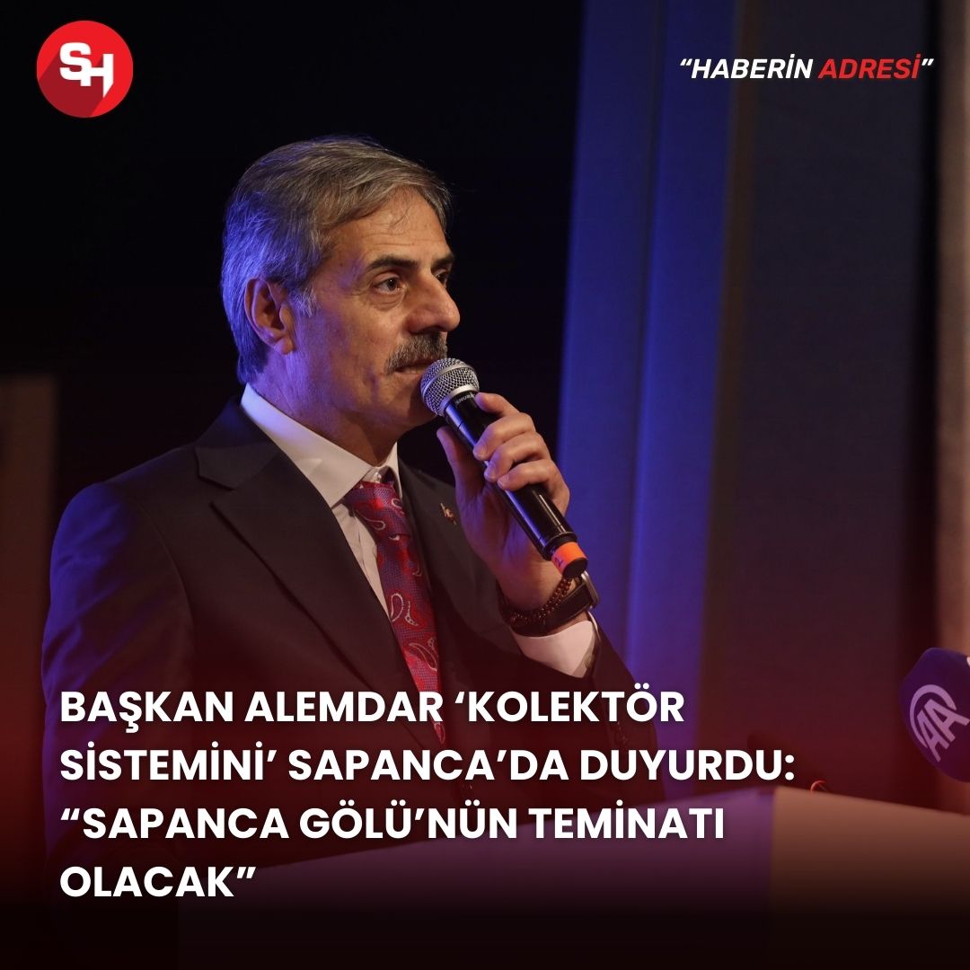 Başkan Alemdar ‘kolektör sistemini’ Sapanca’da duyurdu: “Sapanca Gölü’nün teminatı olacak”