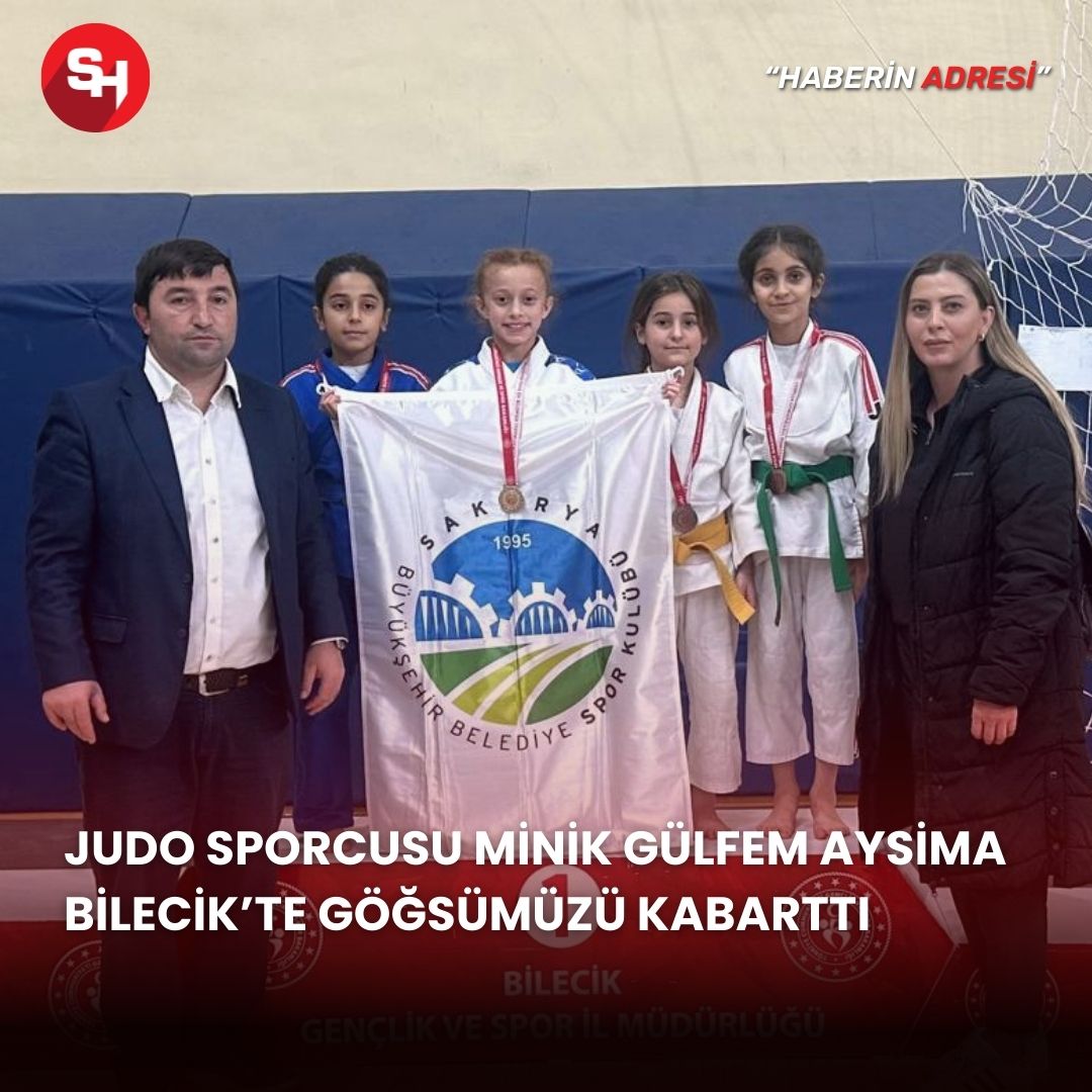 Judo Sporcusu minik Gülfem Aysima Bilecik’te göğsümüzü kabarttı