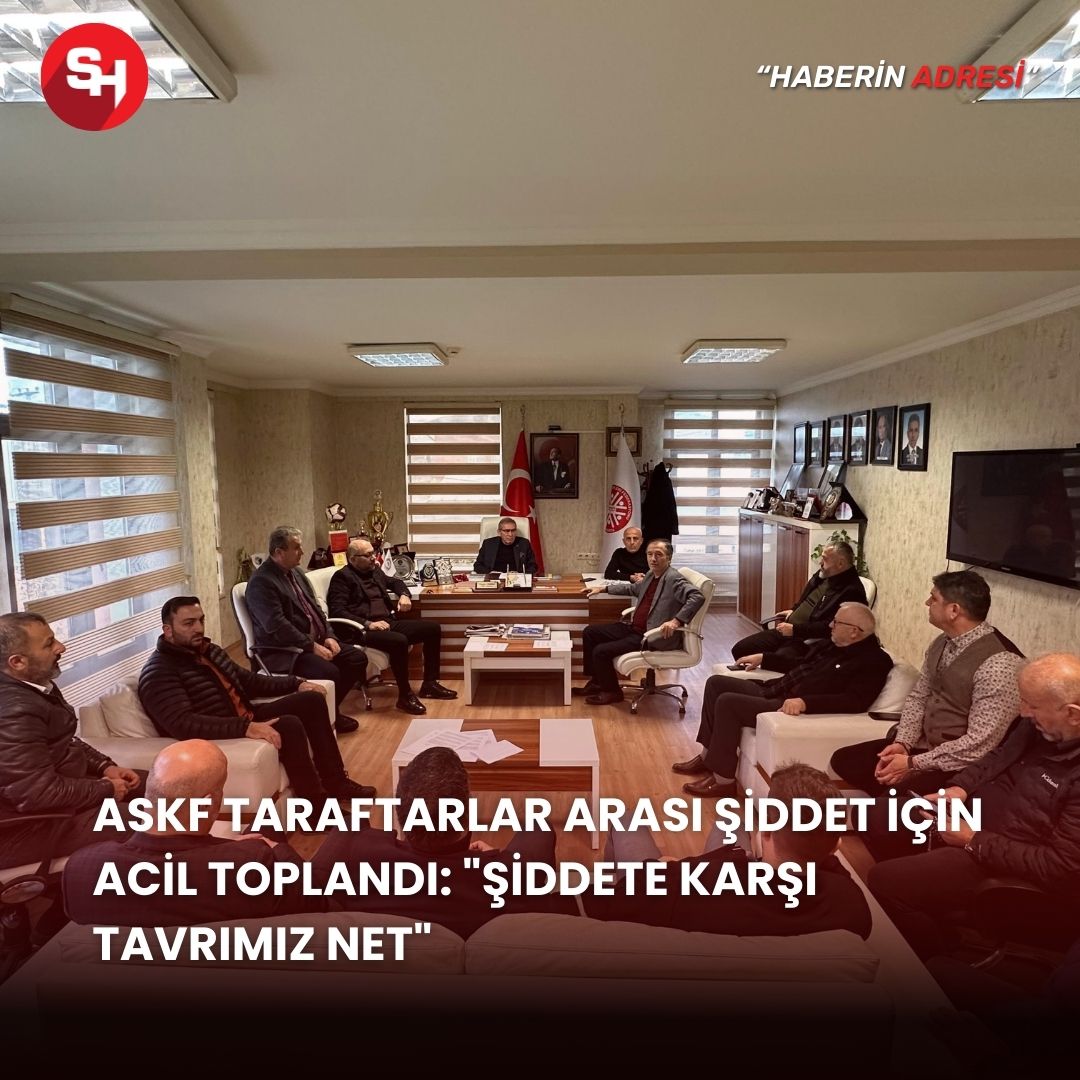 ASKF taraftarlar arası şiddet için acil toplandı: 