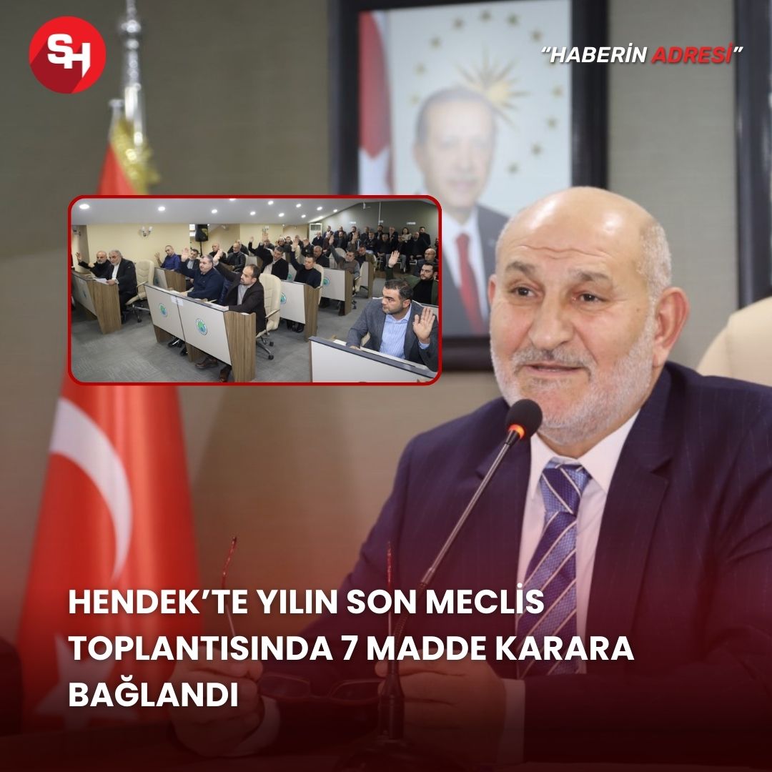 Yılın Son Meclis Toplantısında 7 Madde Karara Bağlandı