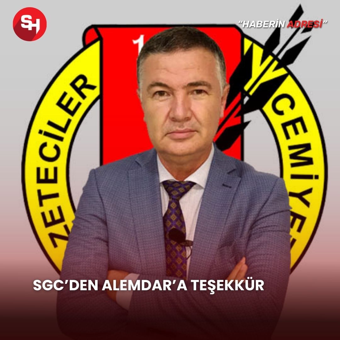 SGC’den Alemdar’a teşekkür